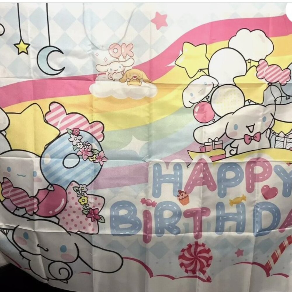 Cinnamoroll Birthday Backdrop